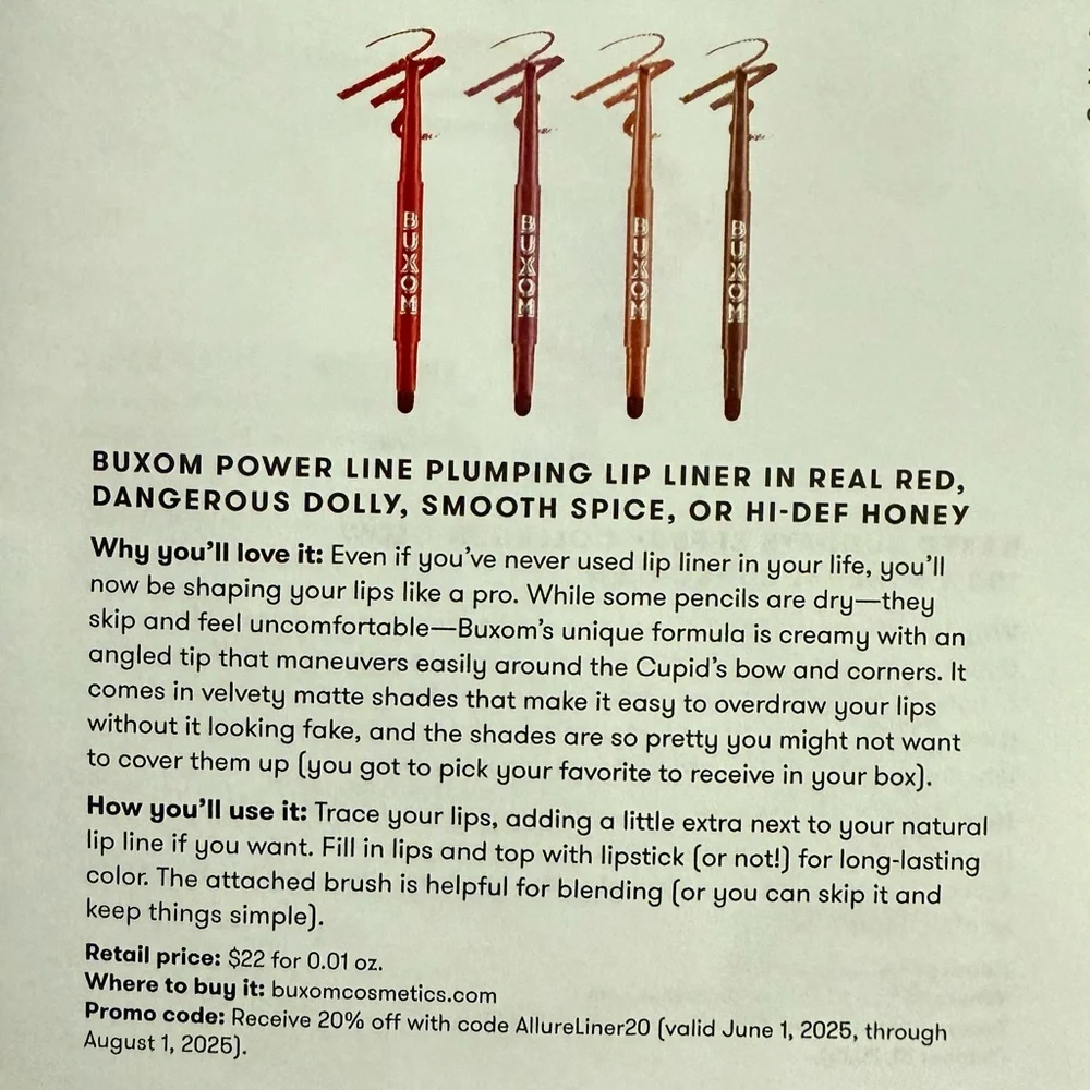 Buxom Power Line Plumping Lip Liner - Picture 4 of 4